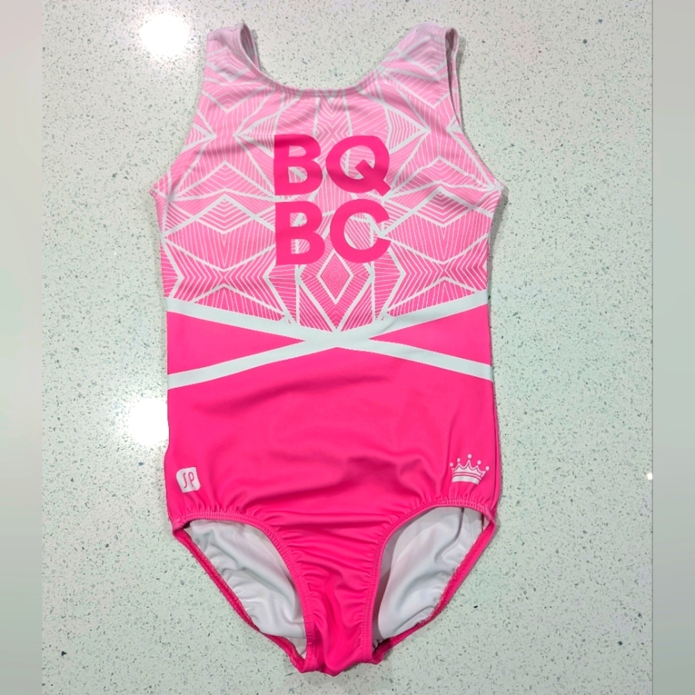 LIMITED Edt. BEAM QUEEN BQBC Sylvia P gymnastics Leotard CM Medium 10 Ultra Soft